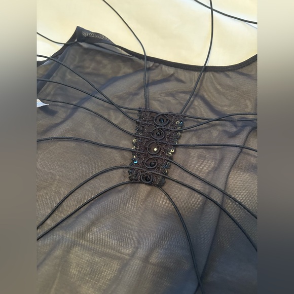 Victoria’s Secret mesh lingerie top with open back - Picture 3 of 4